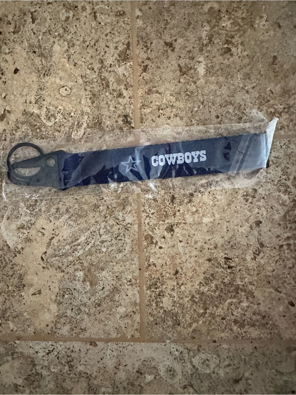 Dallas Cowboys Navy Key Fob Wristlet